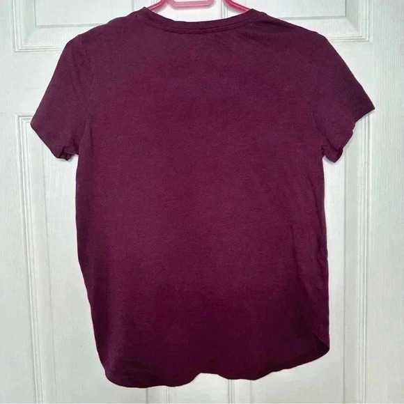 George T-Shirt Cozy Winter Vibes Purple & White Size Medium - Picture 6 of 16